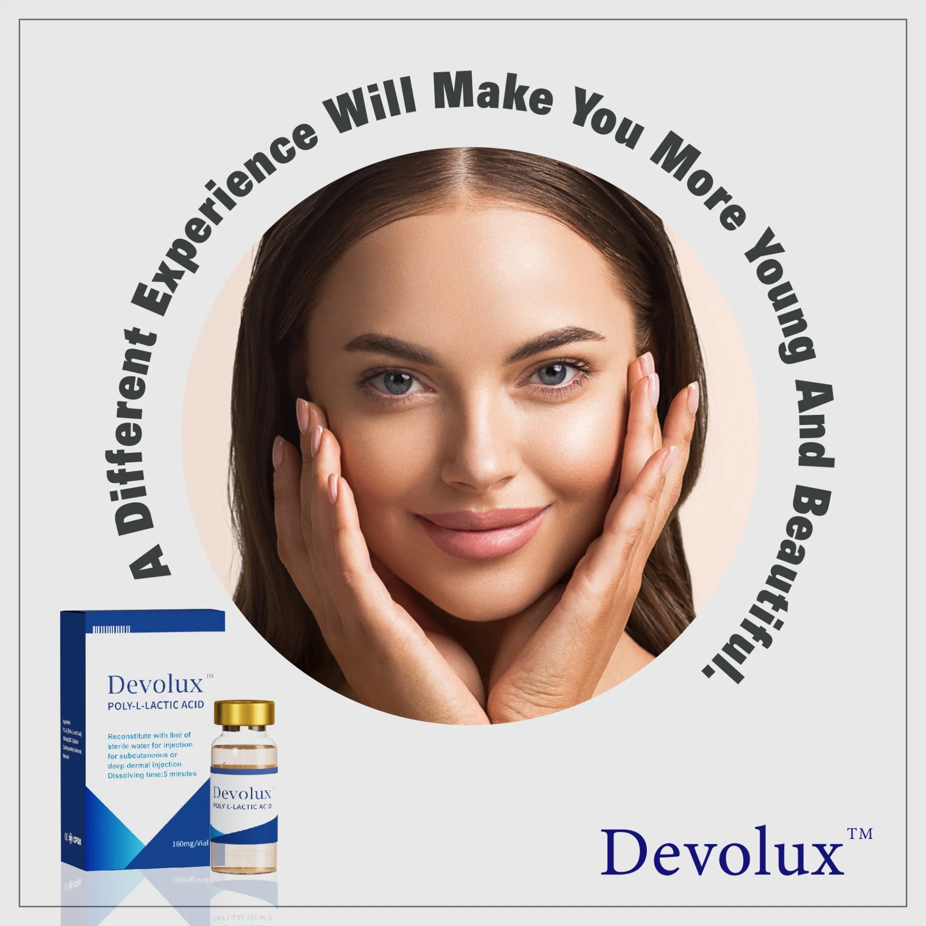 Devolux Reborn Plla Powder بولي حمض اللاكتيك Plla Powder لمدة الحقن