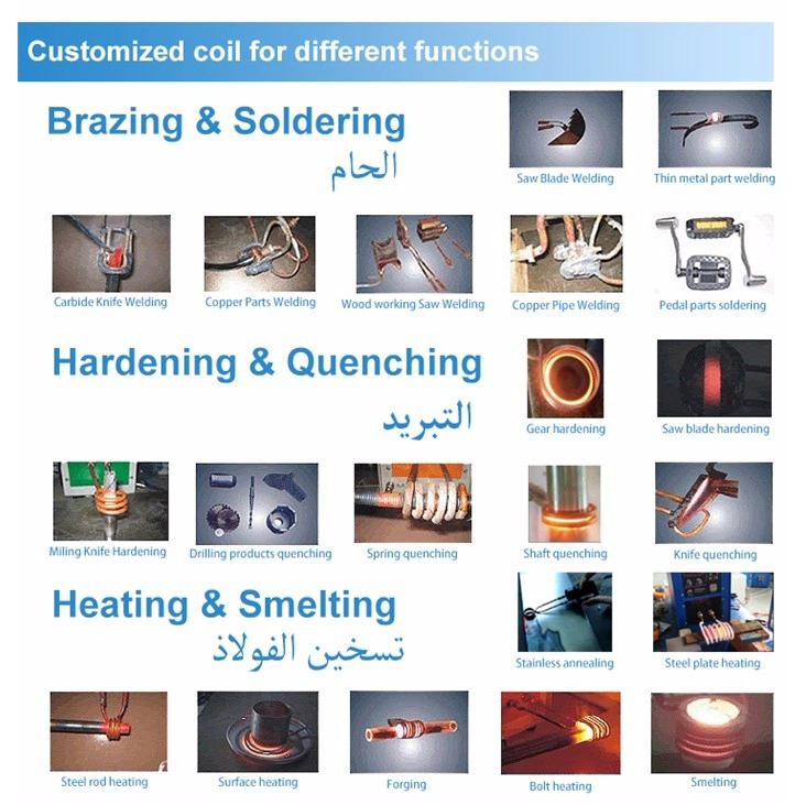 Handheld Induction Heating Equipment, High Frequency Induction Brazing Equipment for Copper Pipe Joints of Air Conditioners