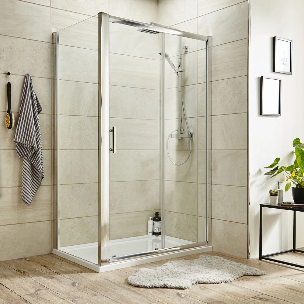 Glass Partition Wall Slide Shower Enclosure Frame Partition