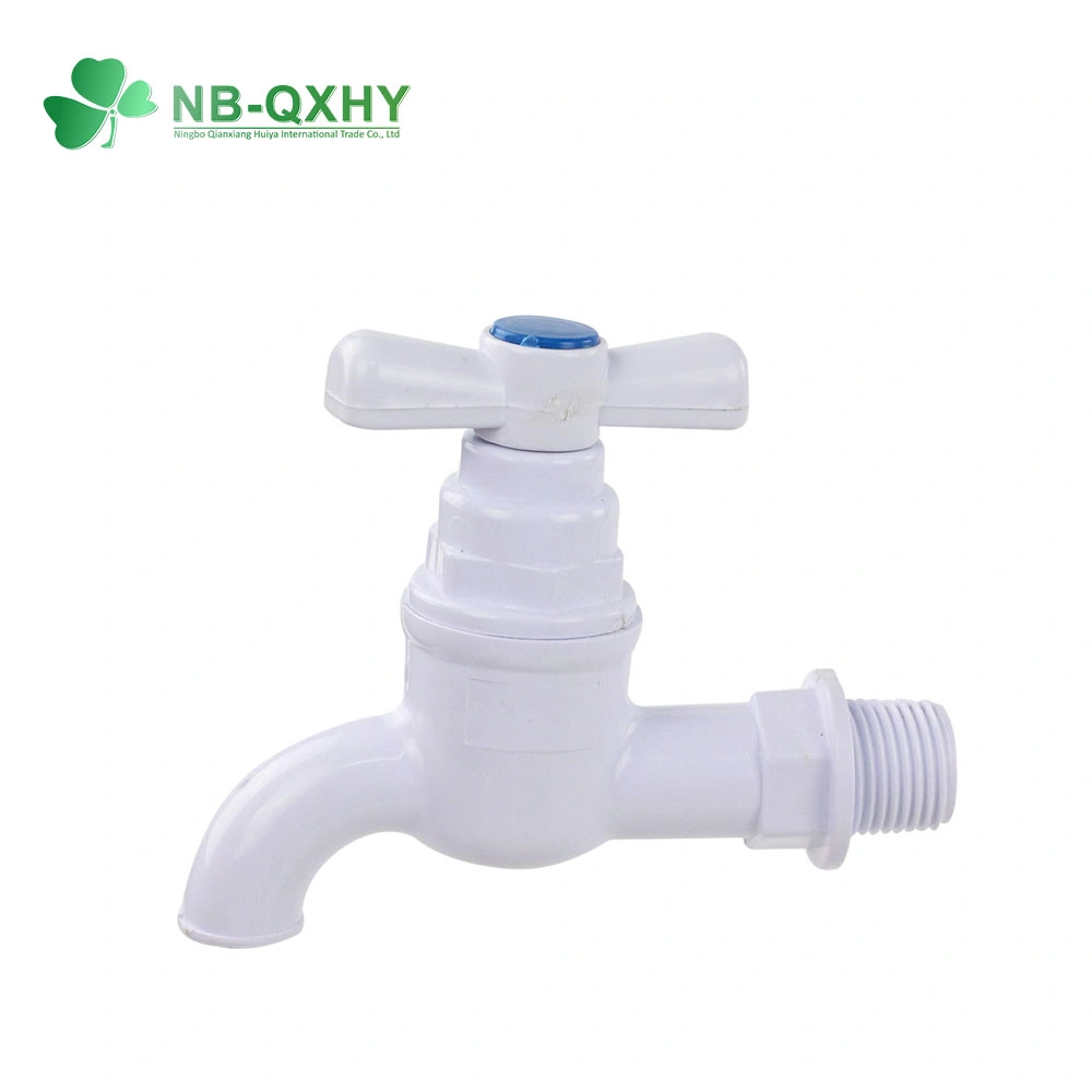 China Plastic Faucet Newest PVC PP Water Tap ABS Irrigation Household Industrial Faucet with Single Handle