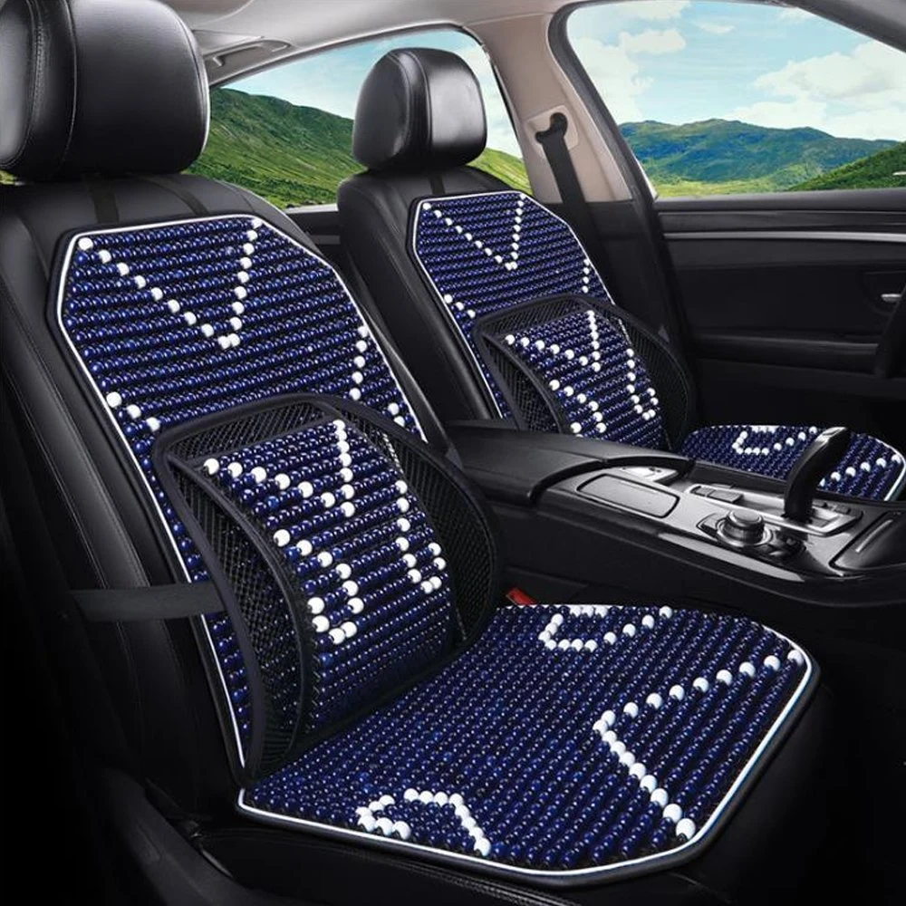 Cheapest Car Parts Massage Breathable Cool Waterproof Color Car Wooden Seat Cushion Cover