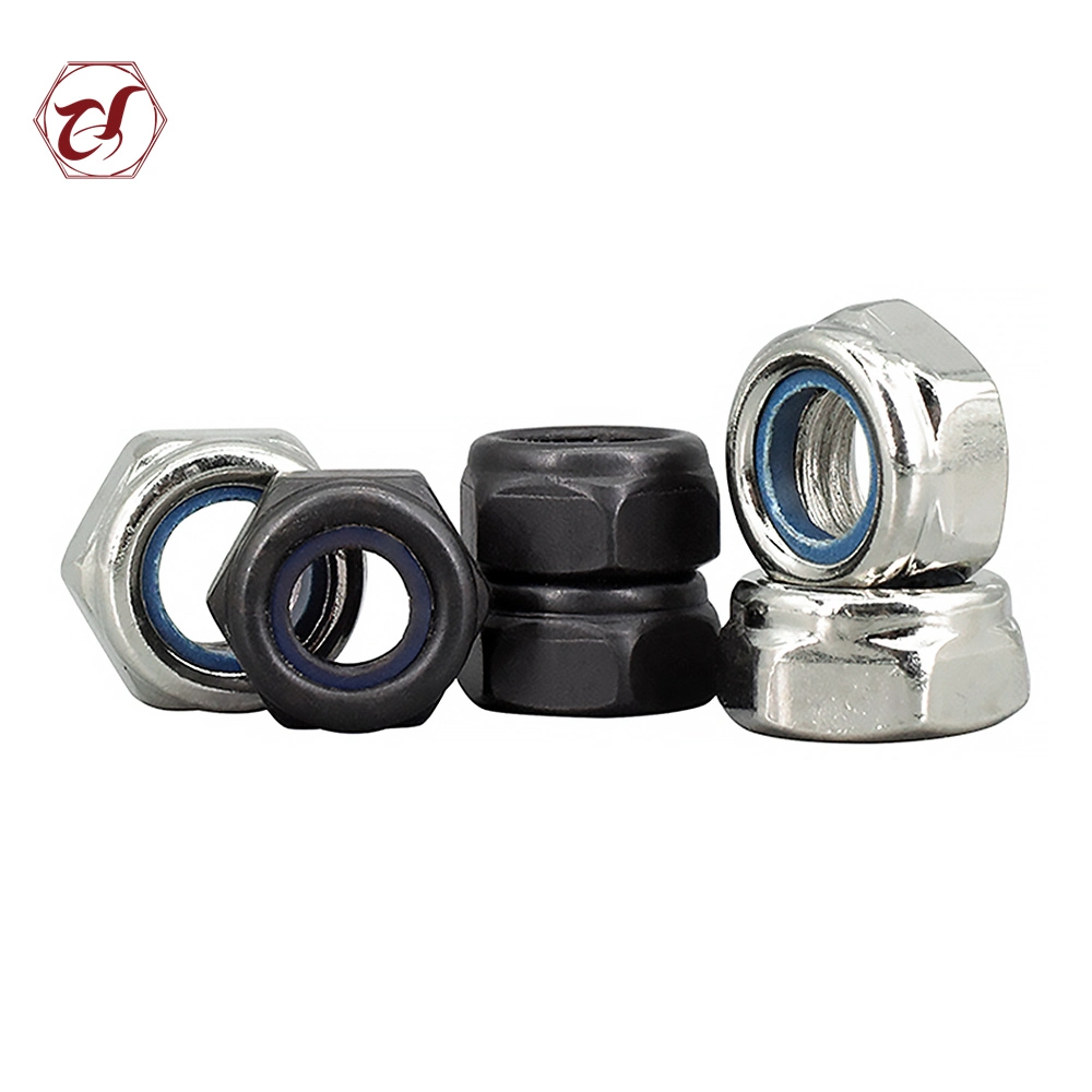 DIN985 Zinc Plated Nut M12 Hex Nylon Lock Nuts