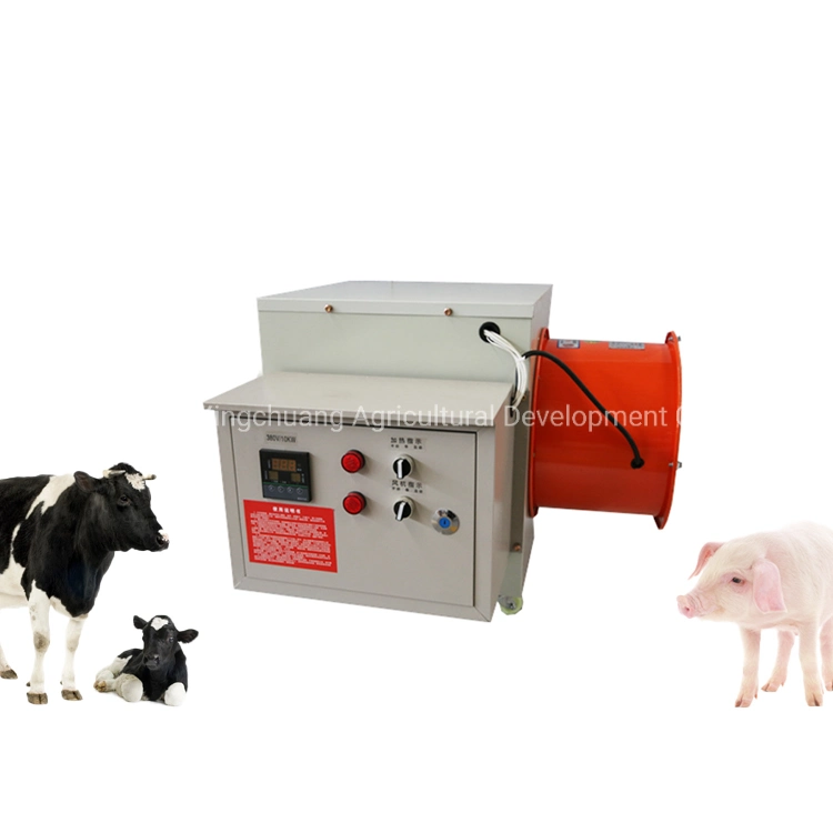 Equipos de calefacción eléctrica Calefacción Calentador de aire del ventilador para el vaca pollo cerdo Casa Pato