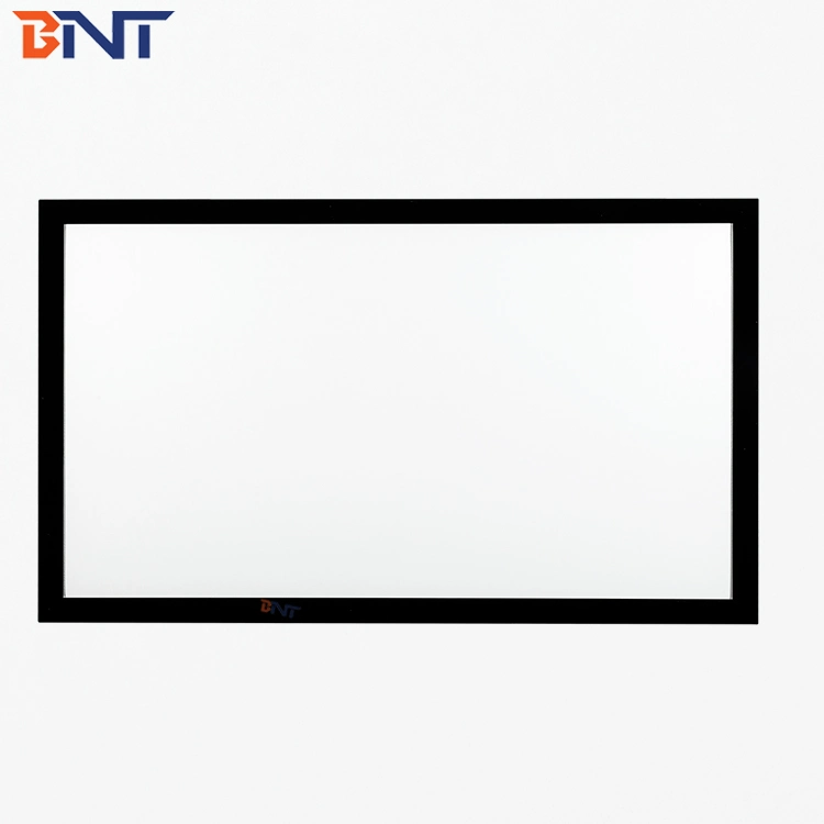 Проектор для домашнего кинотеатра Bnt неподвижной рамкой экрана проекционный экран для установки на стену