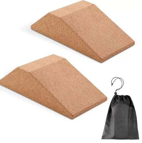 2 Pack Cork Squat bloc filtre en coin Logo personnalisé