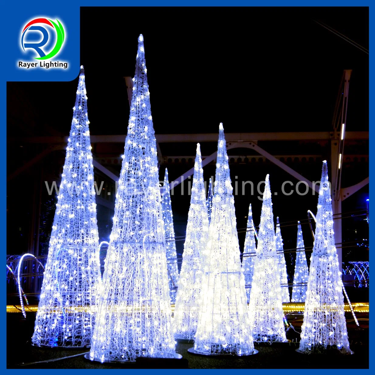 ديكور مهرجان الحدائق Decormation عيد الميلاد ضوء LED شجرة عيد الميلاد