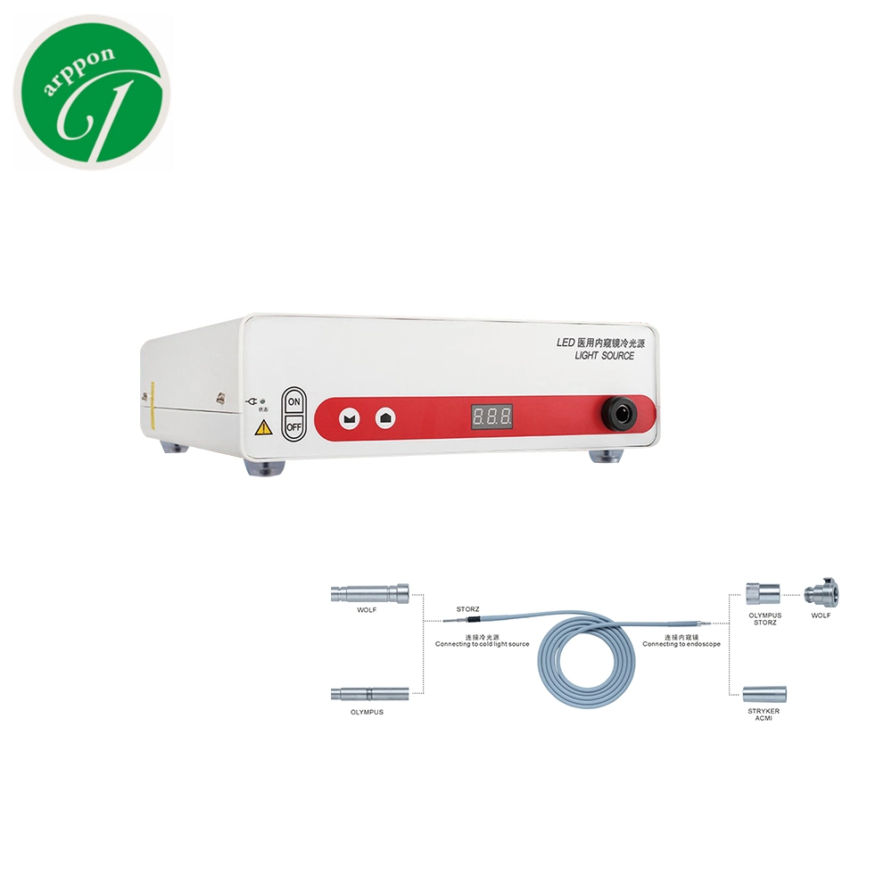 Medizinische optische LED Kaltlicht Endoskop Ent tragbare Lichtquelle LED-Lichtquelle für Endoskopie