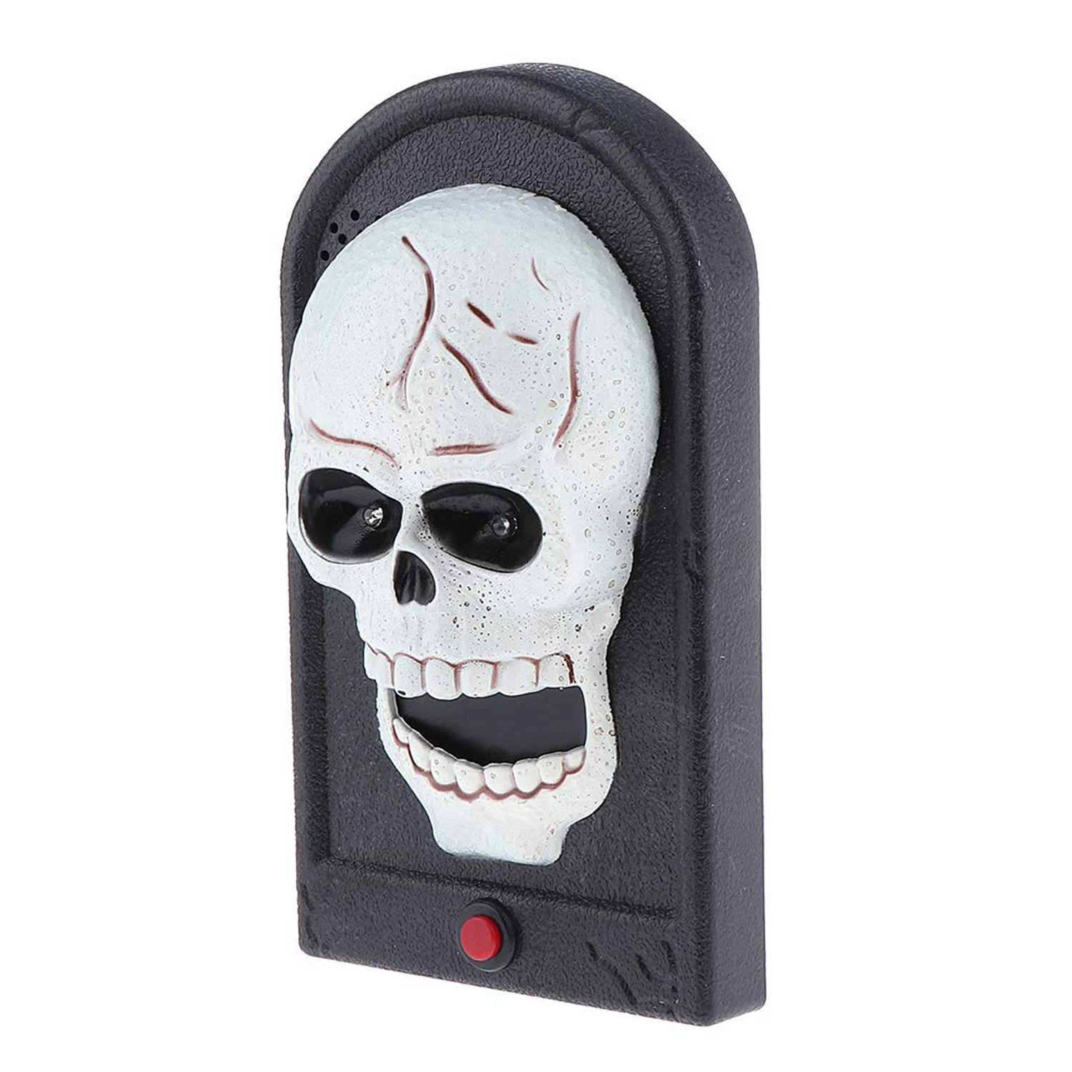 Halloween Skull LED Light Eyeball Sound Scary Doorbell