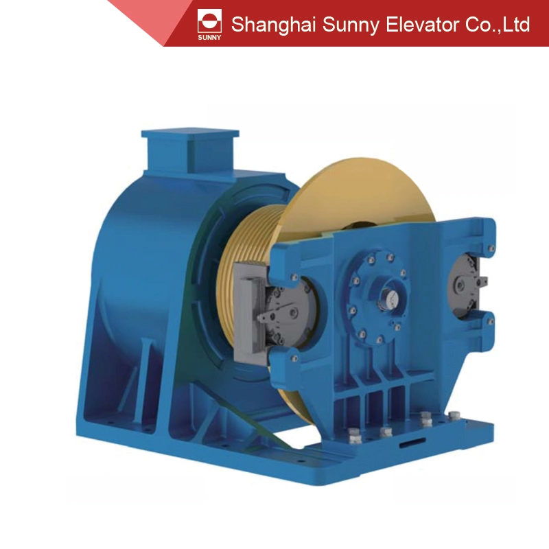 Permanent Magnet Synchronous Gearless Traction Machine-Belt Type