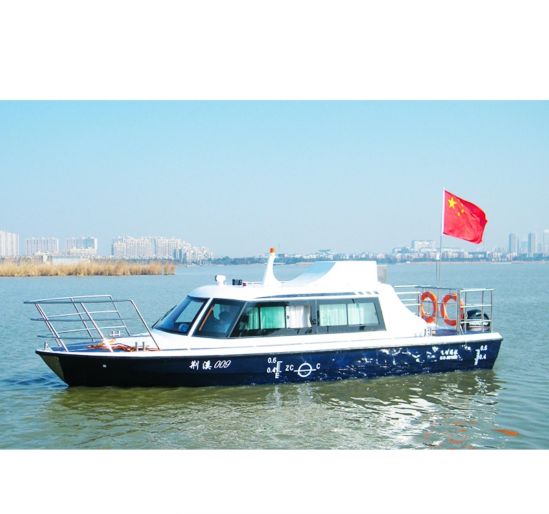 10 Seats 18-50km/H New Fiberglass Boat for Marine Fire Fighting