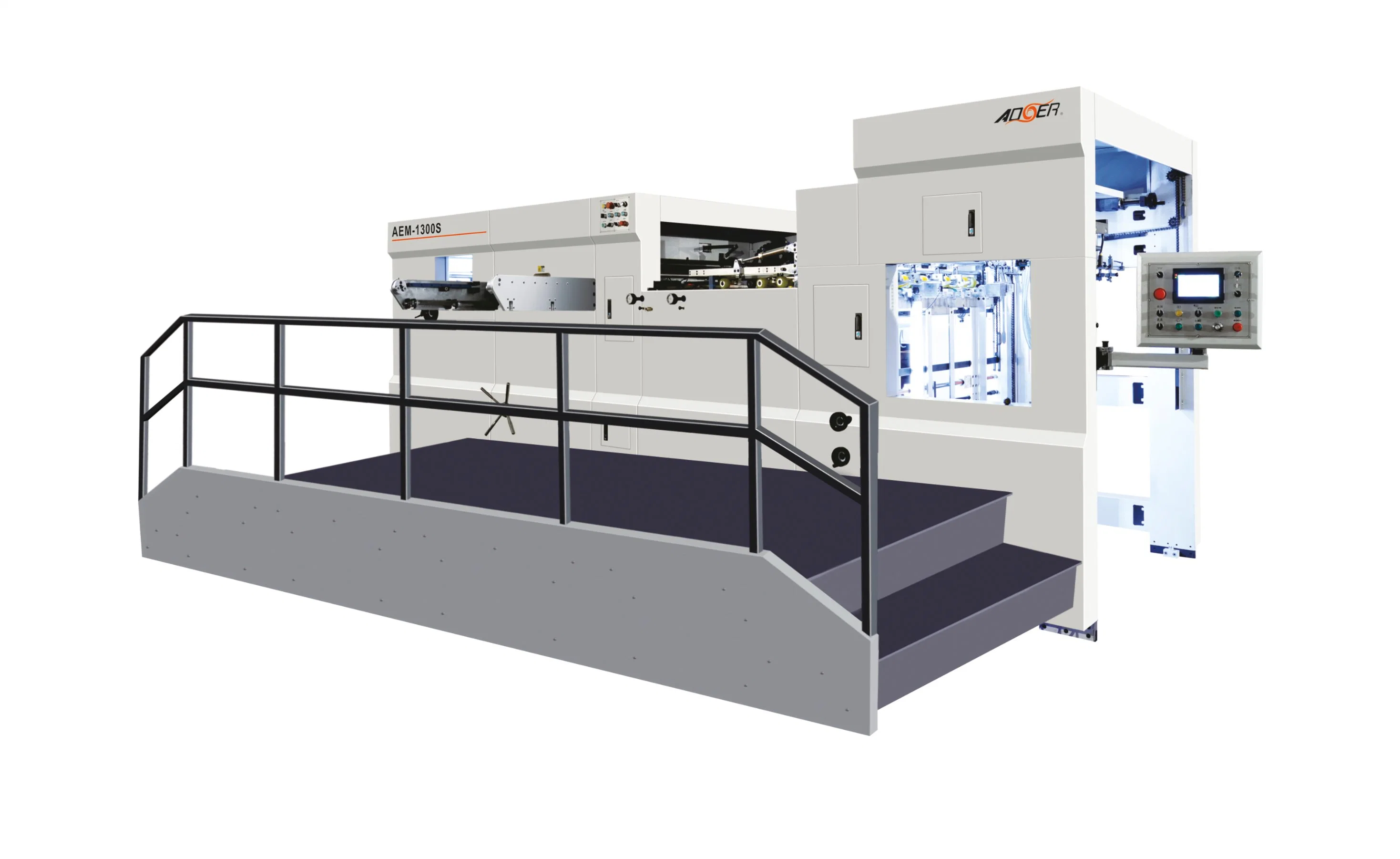 AEM-1300QS Manual Automatic Dual Purpose Die Cutting Machine with Stripping