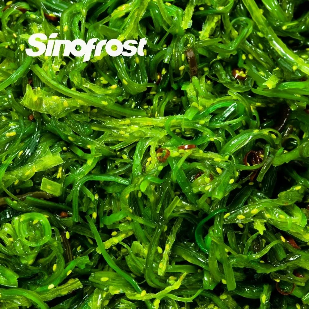 Brc/Halal Certified Frozen Seasoned Seaweed Salad, Frozen Seasoned Wakame Salad Japanese Sushi Food Supplier