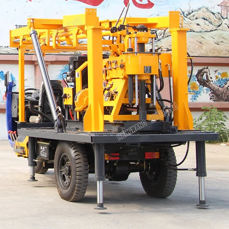 Geological Coring Drilling 160m Depth Tricycle Deep Well Rig