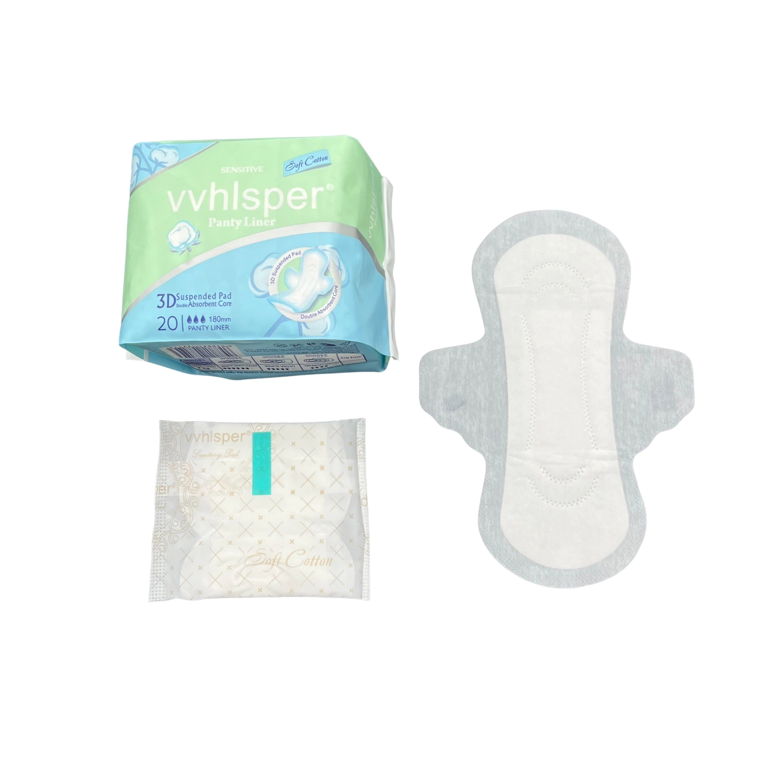 Vvhlsper Disposable Adult Sanitary Pad Napkin Natural Care Hygiene Products for Woman