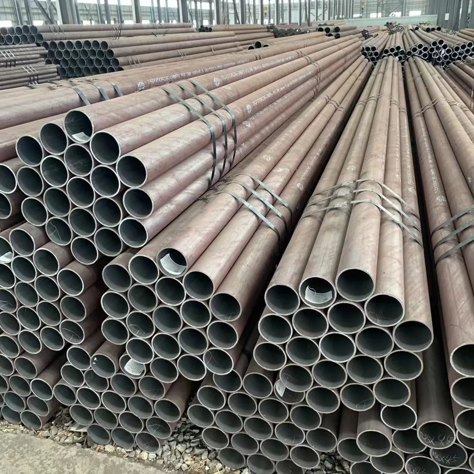 Steel Pipe Manufacturer ASTM A53 A106 Q195 Q235B 1045 Round Hot Rolled Steel Pipe Welded or Seamless Mild Carbon Steel Pipe API 5L Sch40 Oil and Gas Pipeline