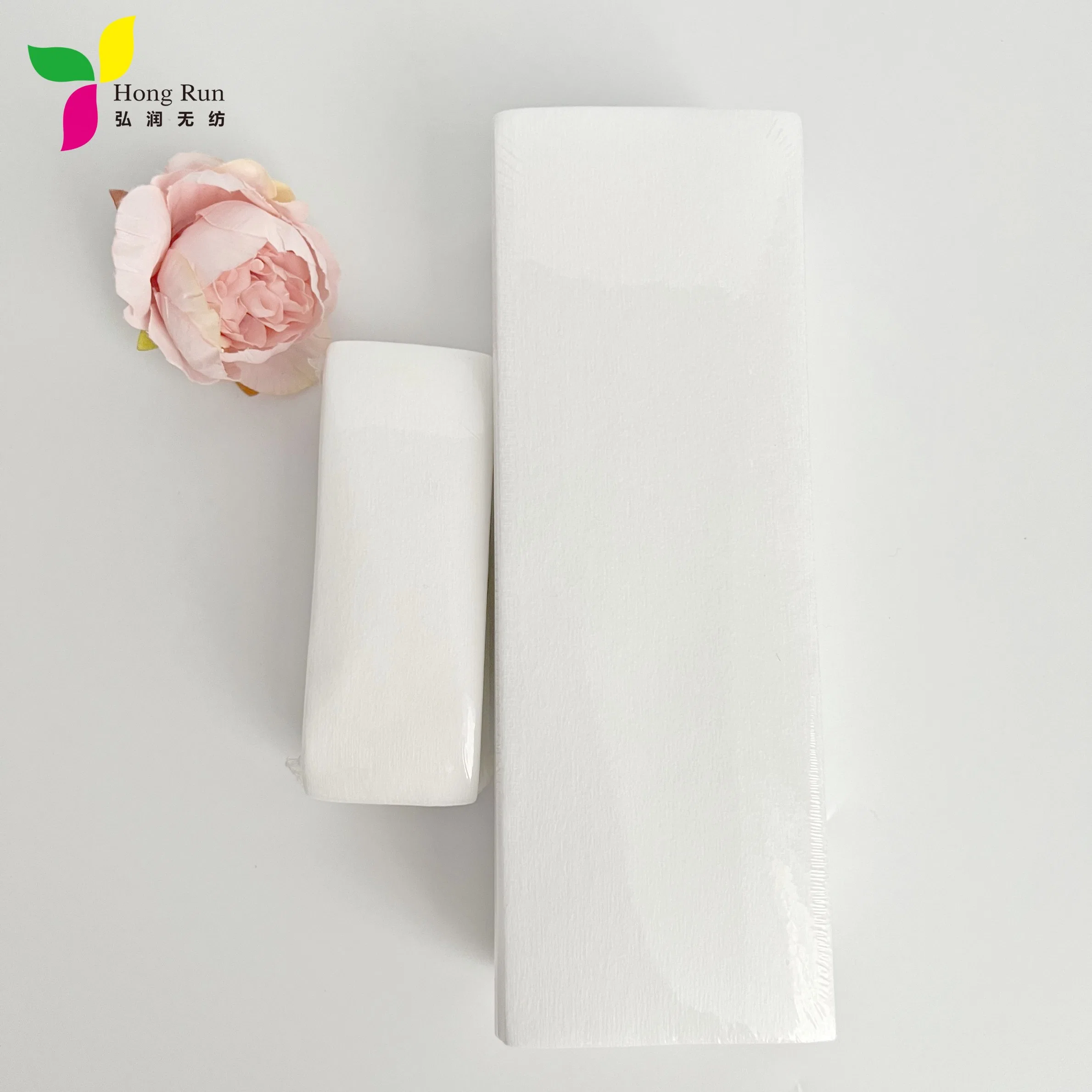 100 PCS 7*20cm 90gsm Wholesale papel Depilatorio no tejido Cera desechable Papel para eliminar el vello de tiras