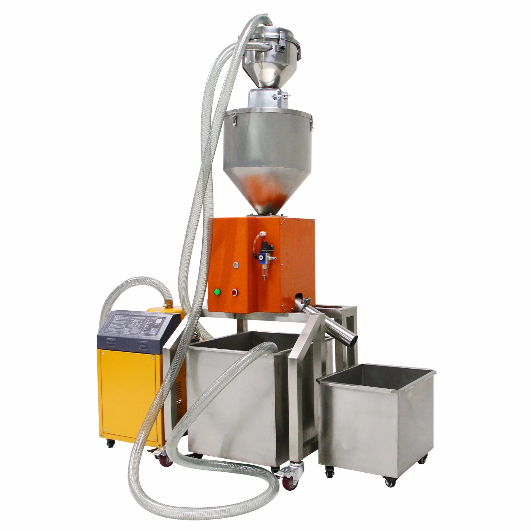 High Sensitivity Accuracy Free Fall Gravity Plastic Pharmaceutical Chemical Industry Powder Granules Raw Material Separation Industrial Metal Detector Separator