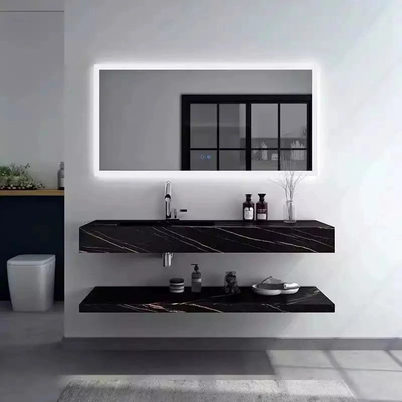 Plywood New Design Bathroom Vanity Cabinet Full Set Solid Wood