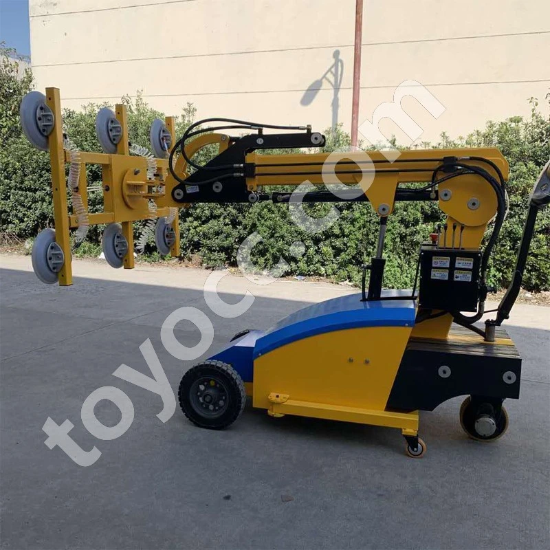 Intelligent Electric Lifting Machine Glass Vacuum Lifter Glass Robot Trolley Glazing Car for Installation