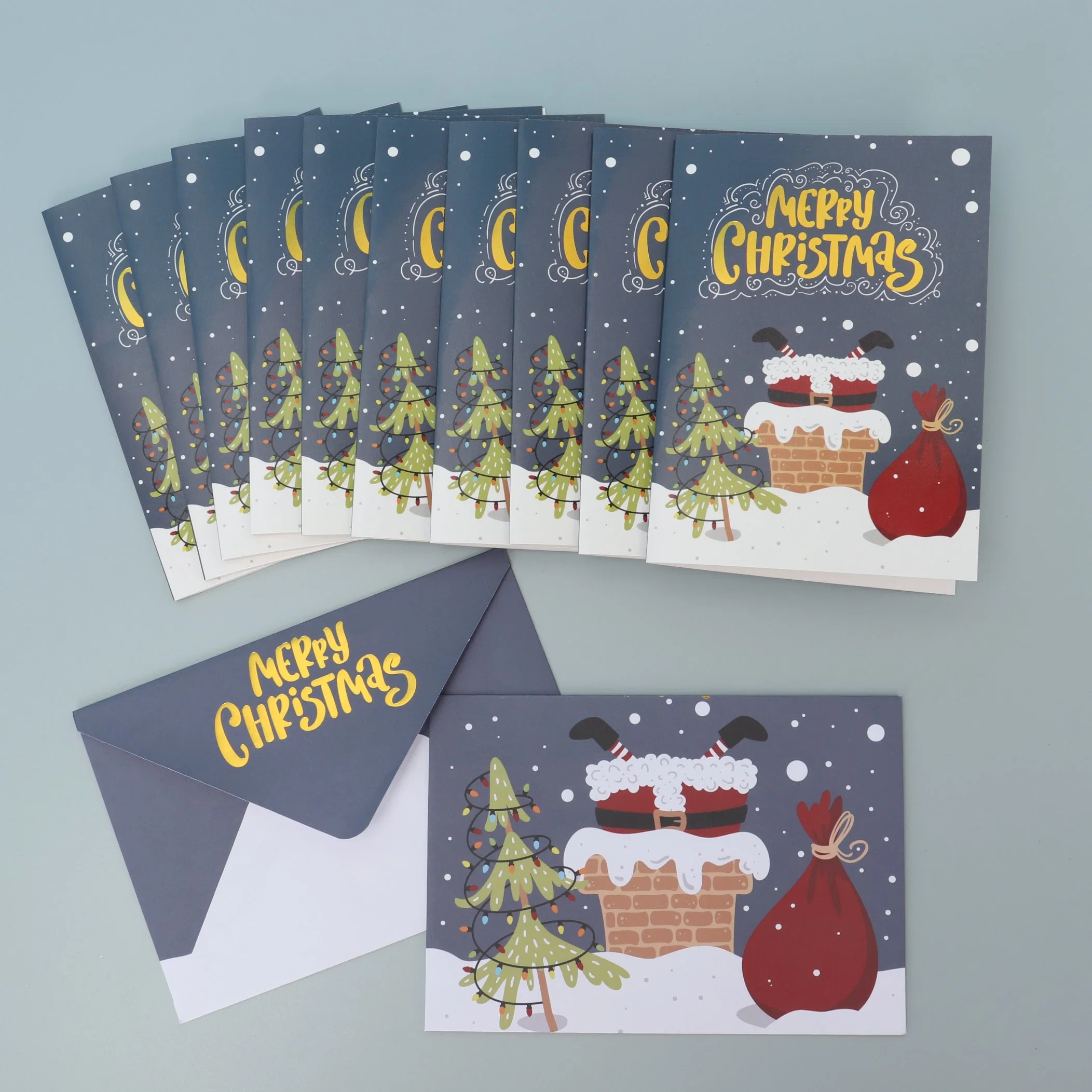 Wholesale/Supplier Customized High quality/High cost performance Musical Card MP3 Voice Promotional Merry Christmas Greeting Card for Invitation