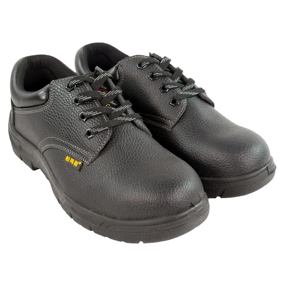 Low Cut Cow Leather Factory Price Black Color for Wen Safety Shoes