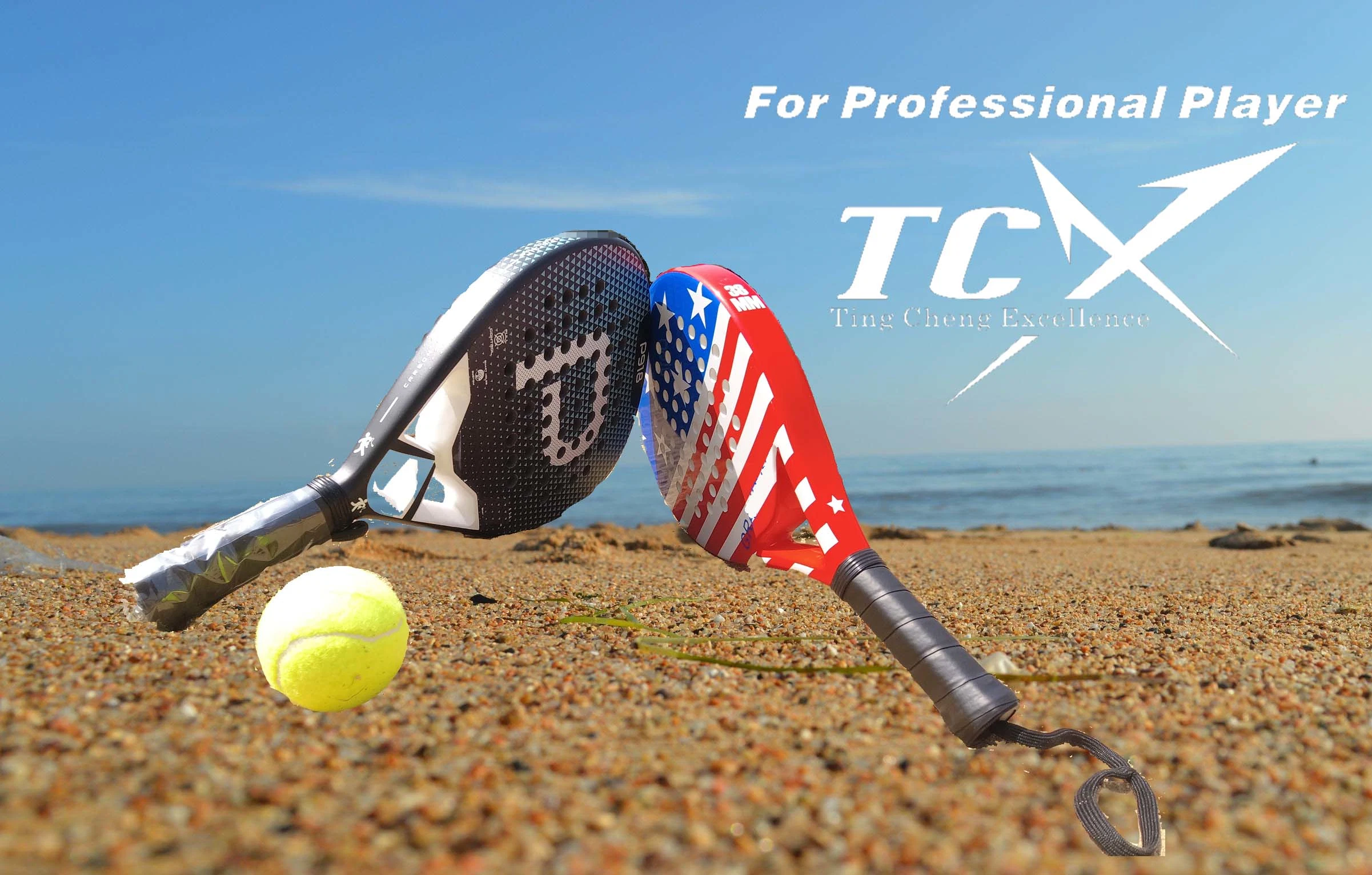 Новые формы из стекловолокна теннисную ракетку ракетки углерода пляжный теннис