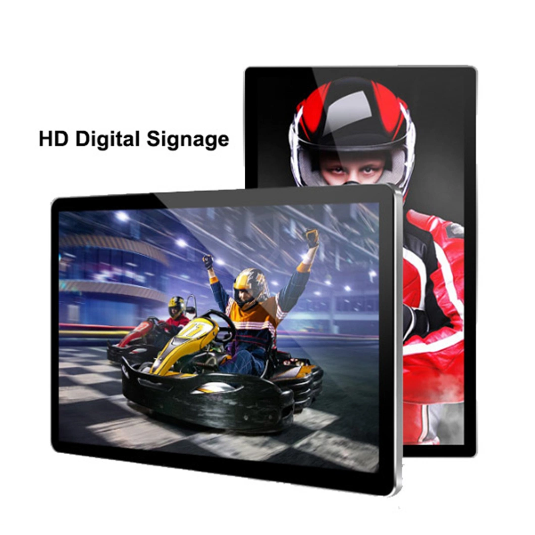 43 Inch Wall Mount LCD LED Smart TV Digital Signage Android and Wins Screen HD 4K Wall Mount Tablet Advertising Display Screen