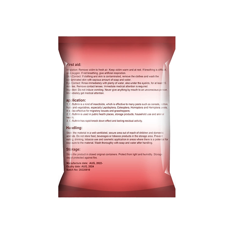 Good Quality Agricultural Chemicals Pesticide Insecticides Beta-Cyfluthrin 15% Wp