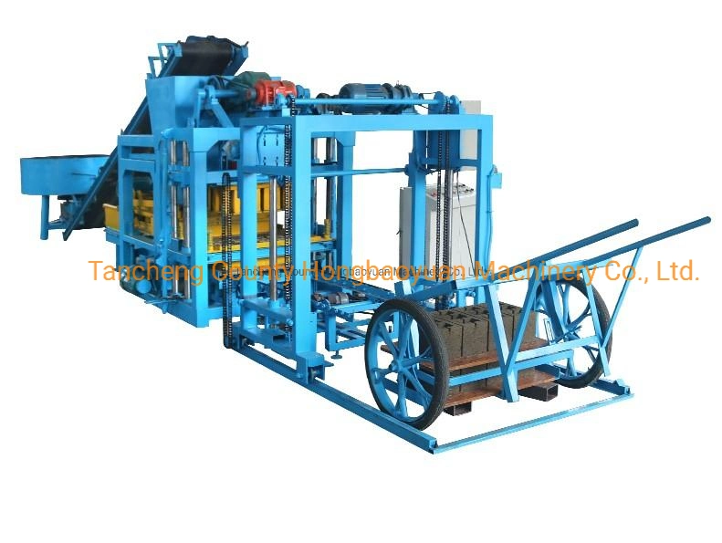 Building Material Machinery Concrete Construction Hollow Block Making Machine