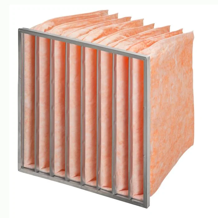 Polyester Filter Pocket Air Filter Bag Filter F5-F9 with Polyester for Air Conditioning Systems, Industry, HVAC System