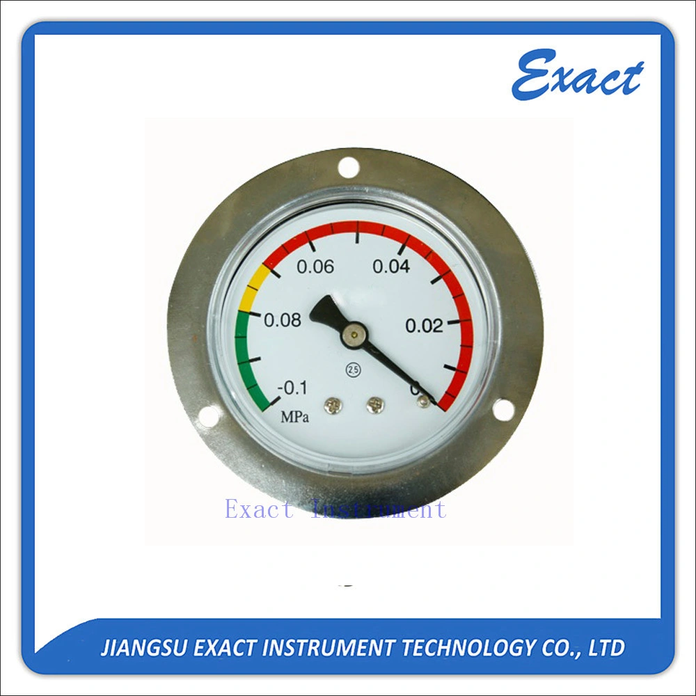 Panel Mount Pressure Gauge-Vacuum Monometer- Gauge with Front Flange