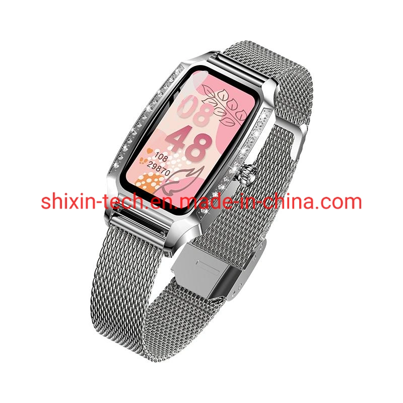 2022 Made in China New Original H8 Plus Ladies Smart Watch Ladies Waterproof Fitness Girls Smart Watch Diamond Sports Fashion Ladies Watch