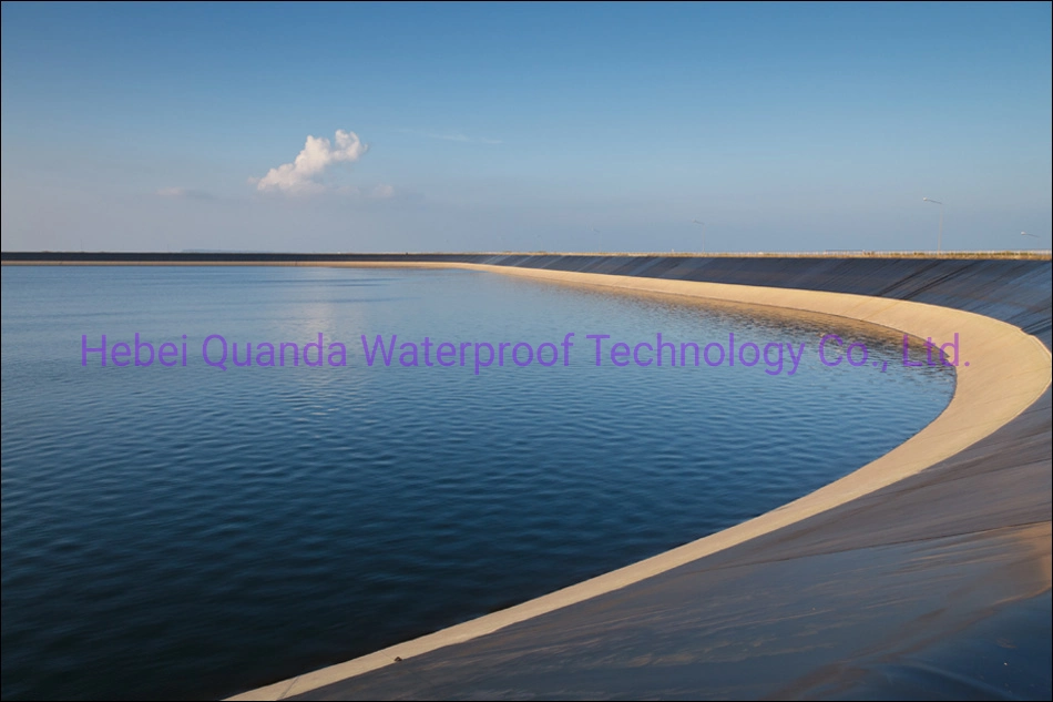 Pond Liner HDPE Waterproofing Geomembrane with Pre-Laid and Sand