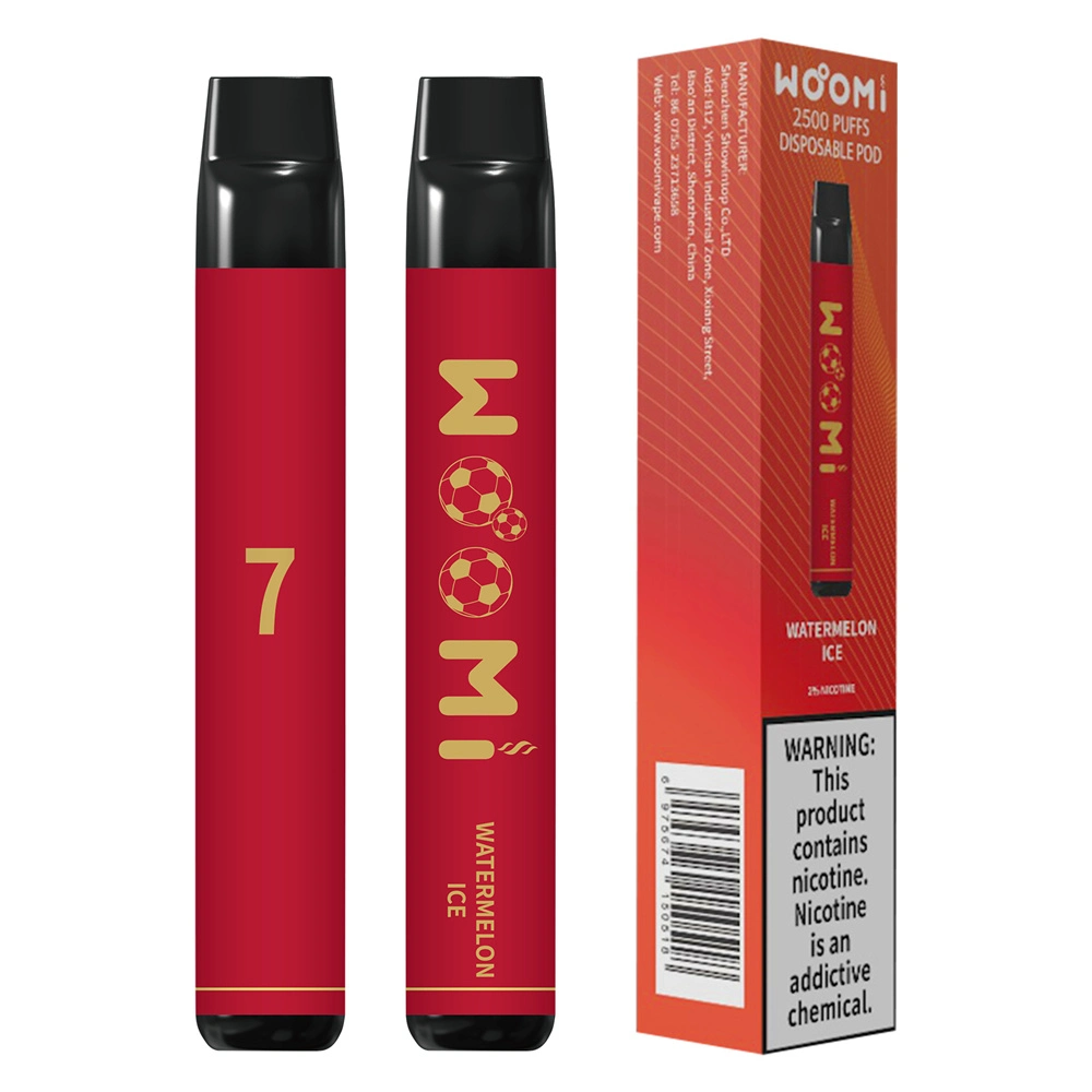 Fast Delivery EU Warehouse Woomi Goal 2500 6ml E Liquid Electronic Cigarette Vapor