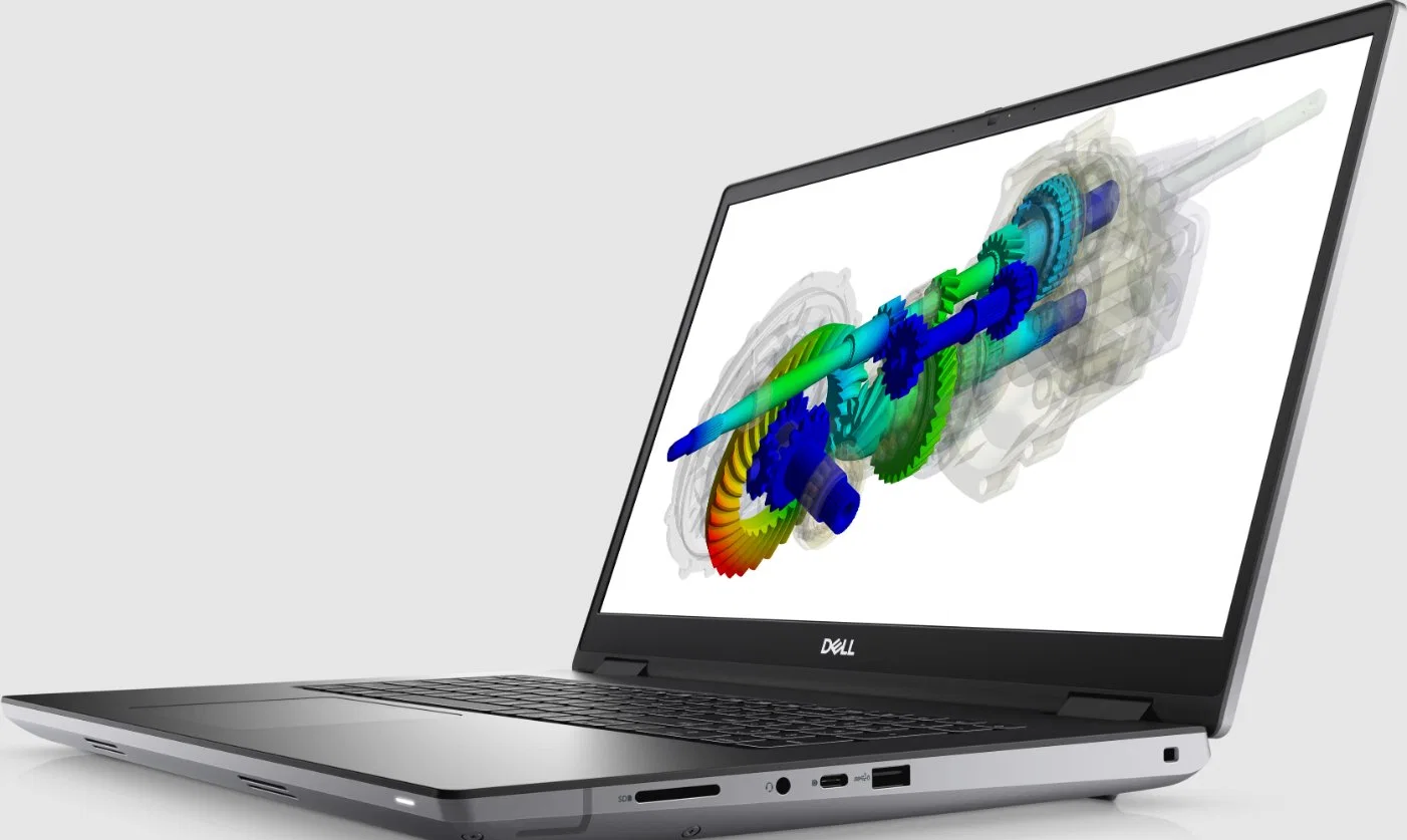 الكمبيوتر المكتبي طراز Precision 7770 من Dell المزود بإمكانية تشغيل الألعاب من فئة محطات العمل المحمولة طراز Compting PC i7 12850 ساعة/32 جيجا بايت/1 تيرابايت/RTX A1000