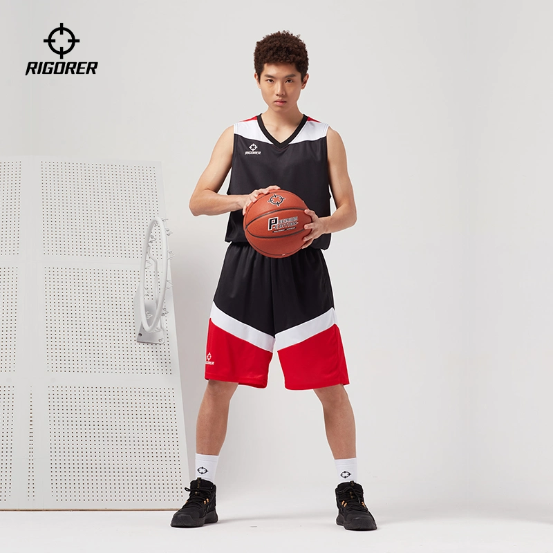 Rigorer Basketball Jersey Suit Sports Wear Running Mens Gym Breathable Unisex Loose Style