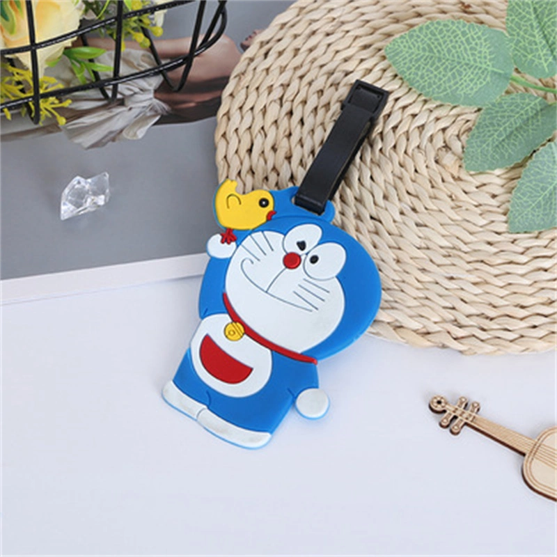 Luggage Tag Hanging Tag Pull Bar Case Cute Cartoon Silicone Creative Label Listing