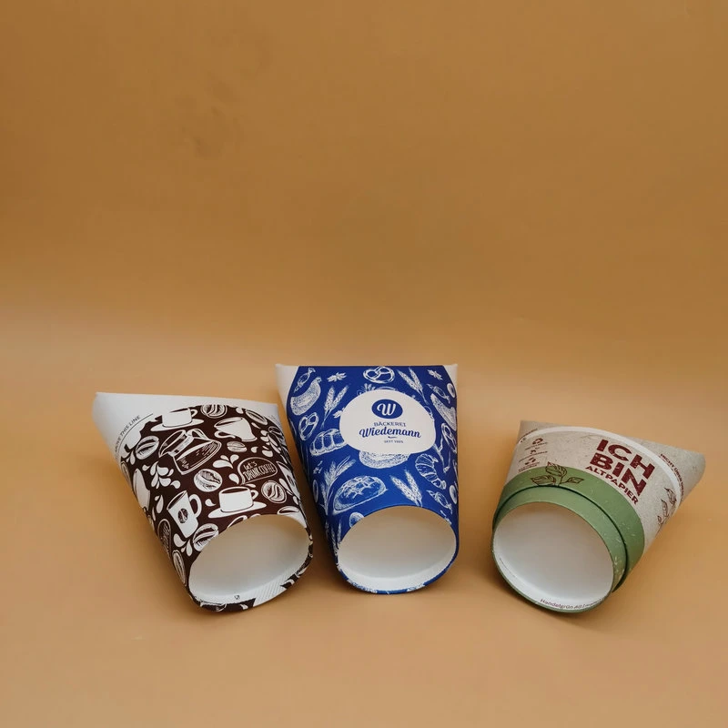 Biodegradable Cardboard Street Food Paper Butterfly Cup