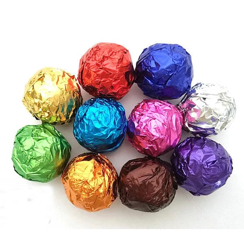 8011 Color Lacquer Coated Aluminum Foil Film for Candy Wrapping Package