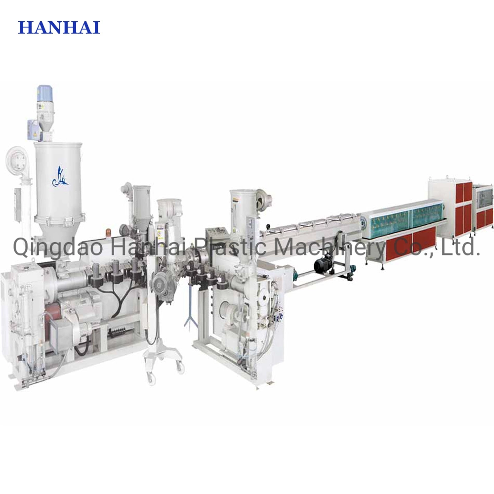 PP/PE/Pert Tube/Hose Twin Hollow Fiber Pipe Cutting Winding Making Machine Manufacturers