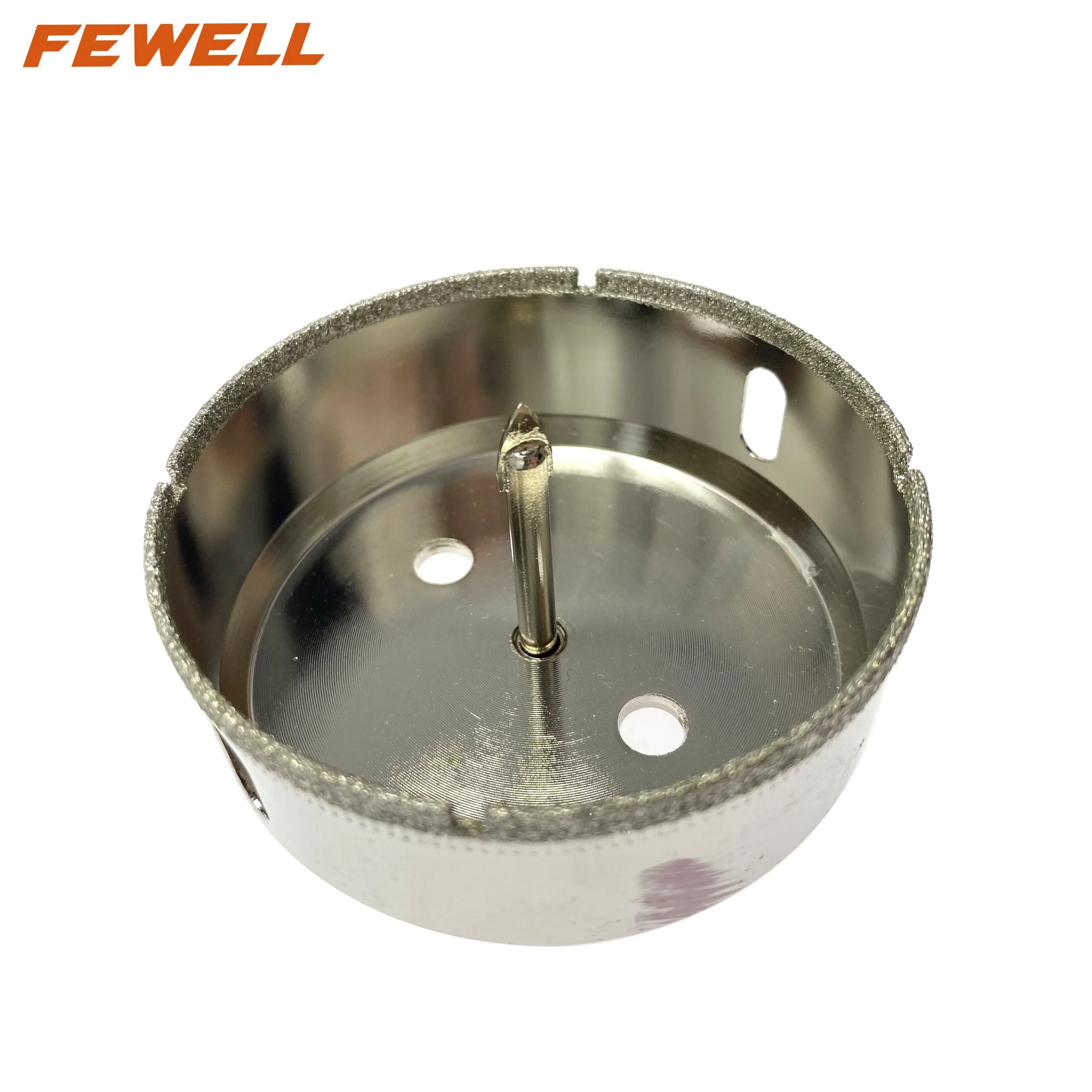 Electroplated Diamond Positioning Core Drill Bits Glass Hole Saw 75mm for Marble Granite Tiles