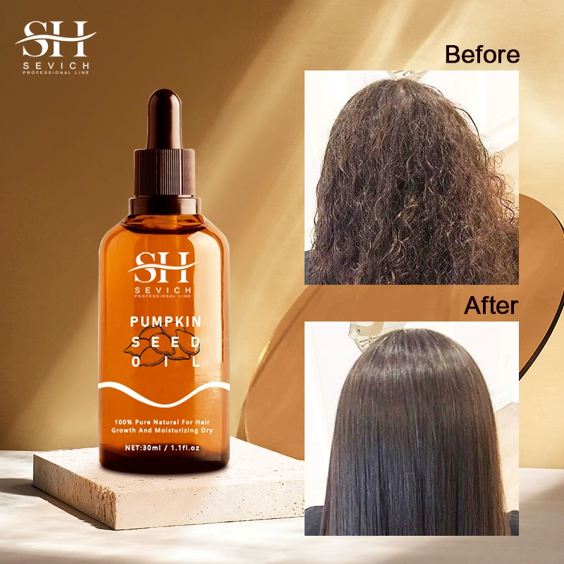Hair Thickening Serum Pumpkin Seed Lotion Deep Repair Fast Hair Growth Oil