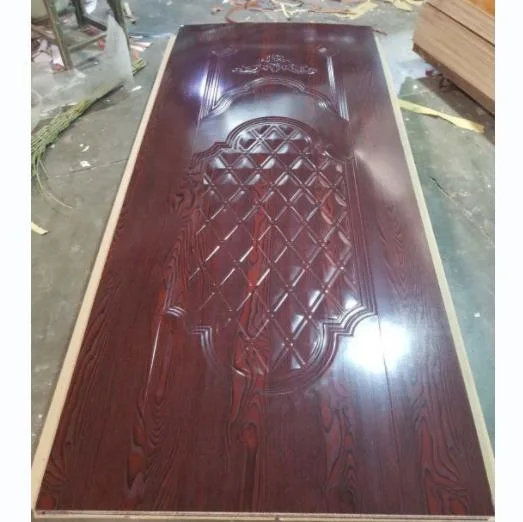 Customized Woodgrain Door Skin with Melamine Faced/Natural Veneel Faced