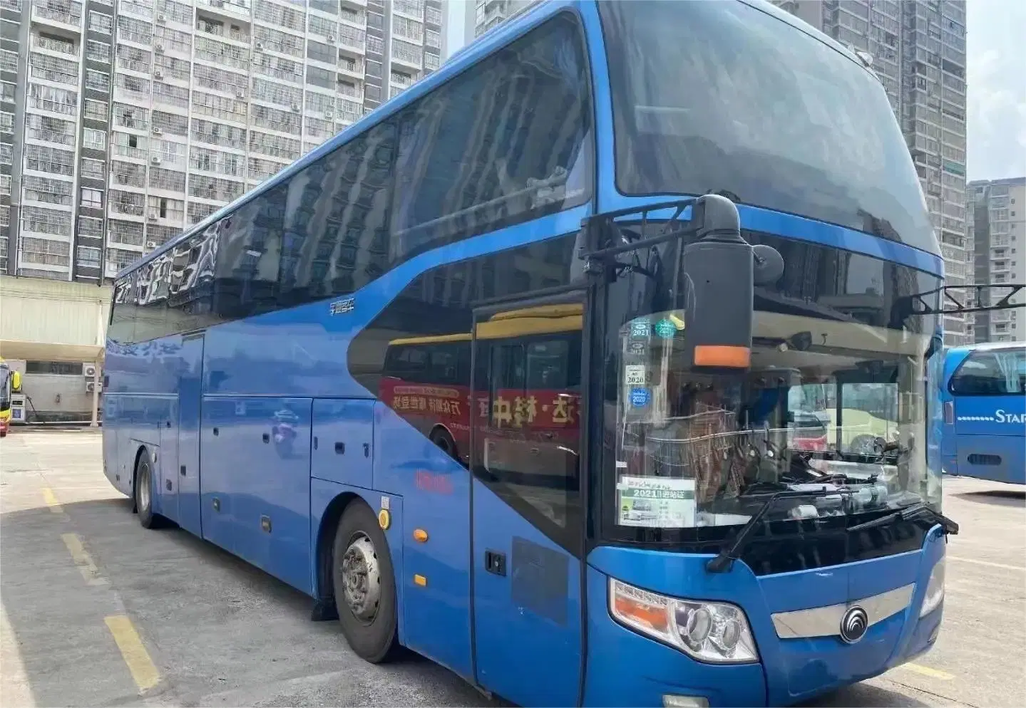 Precio barato buena calidad 48 asientos 2019 año de autobús usado Autobús de segunda mano
