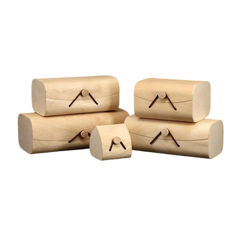 حزمة دهان الظلام الفن الحرف Trinket لوحة الجبن الفردي Winder قشرة زينية Cake Storage Bamboo Display Package Toy Custom Antique Wooden صندوق