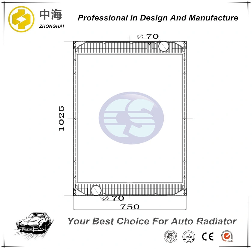 Truck Radiator for Foton Auman Dump Truck 1325813106201