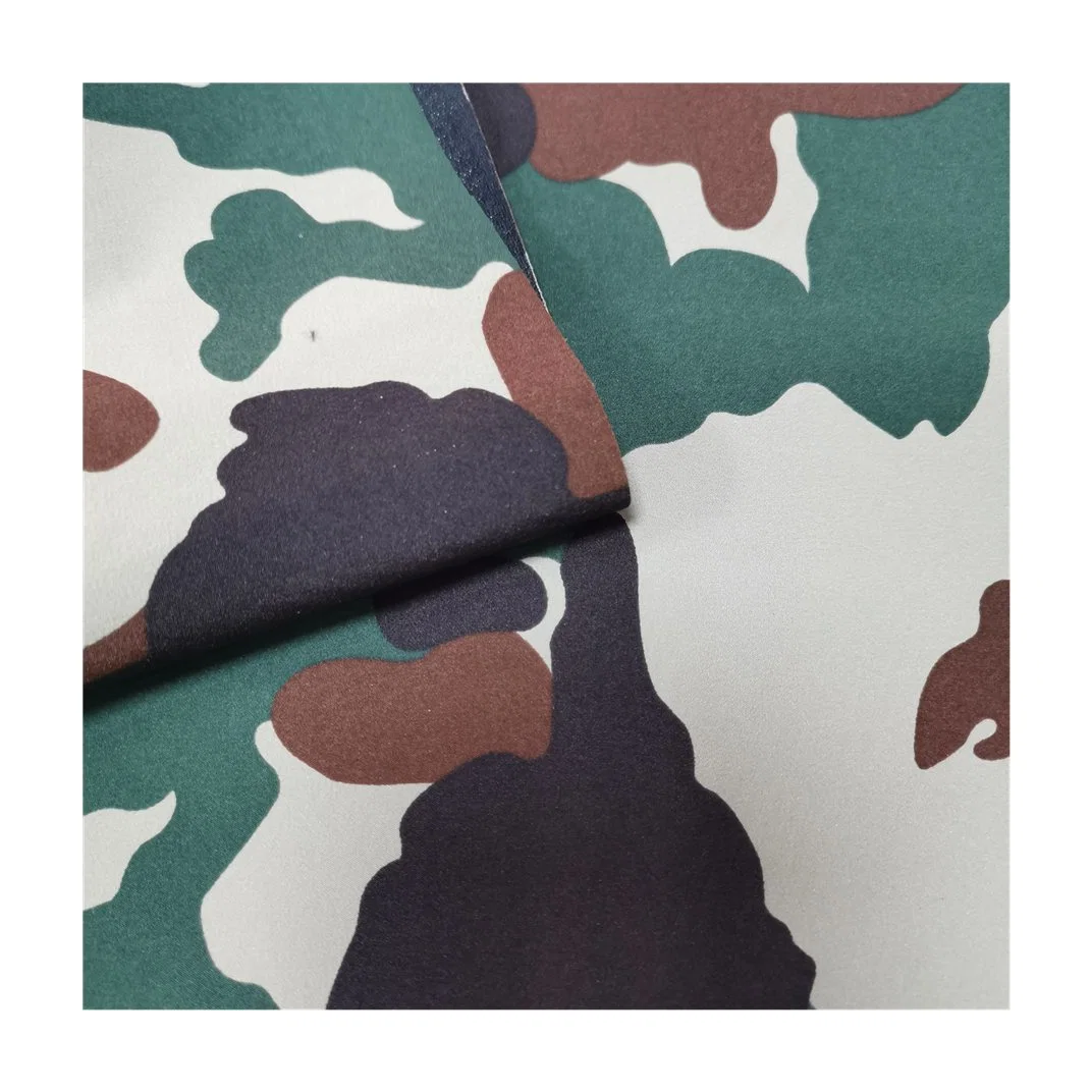 Anti Radar Waterproof Rip Stop Military Digital Camouflage Nylon Spandex Fabric for Outdoor