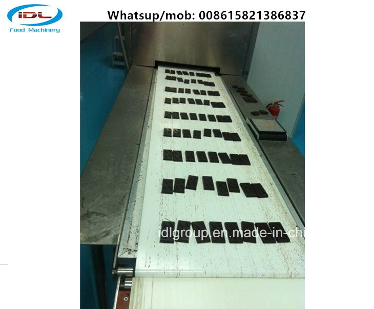 Full Automatic Depositing to Cooling Chocolate Bar Production Line