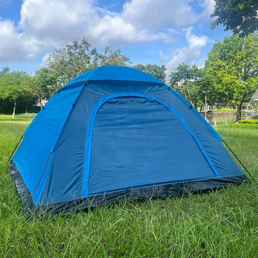 Outdoor Tragbares Doppel-Regenschutz Camping Zelt für 2/4/6 Personen