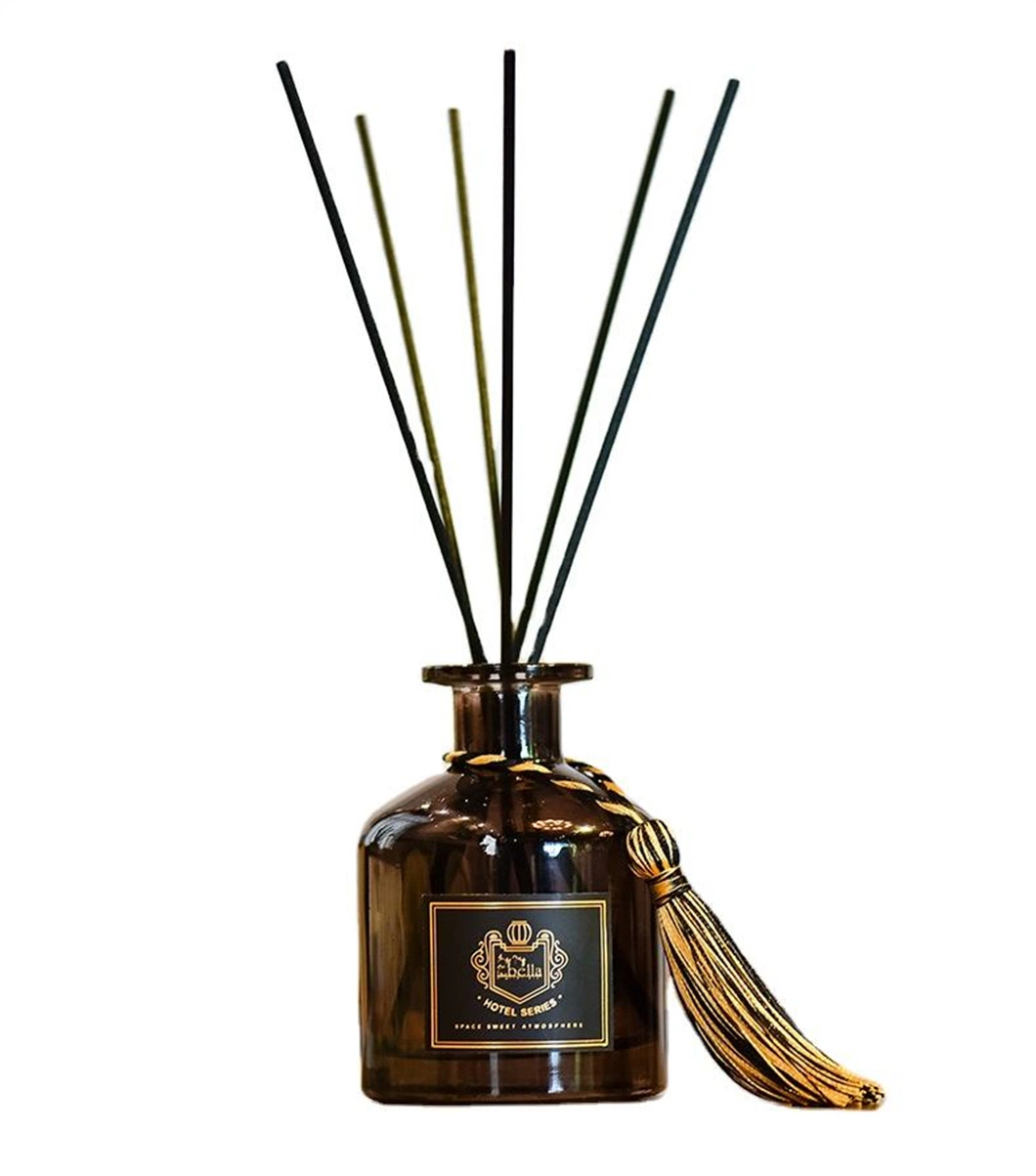 Долговечный натуральный рассеиватель Luxury Reed Diffuser для дома и. Отель с цветными коробками и волоконно-оптической рукоятью